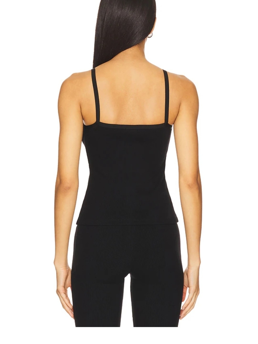 Donni Satin Trim Ribbed Camisole NWT - Picture 3 of 7